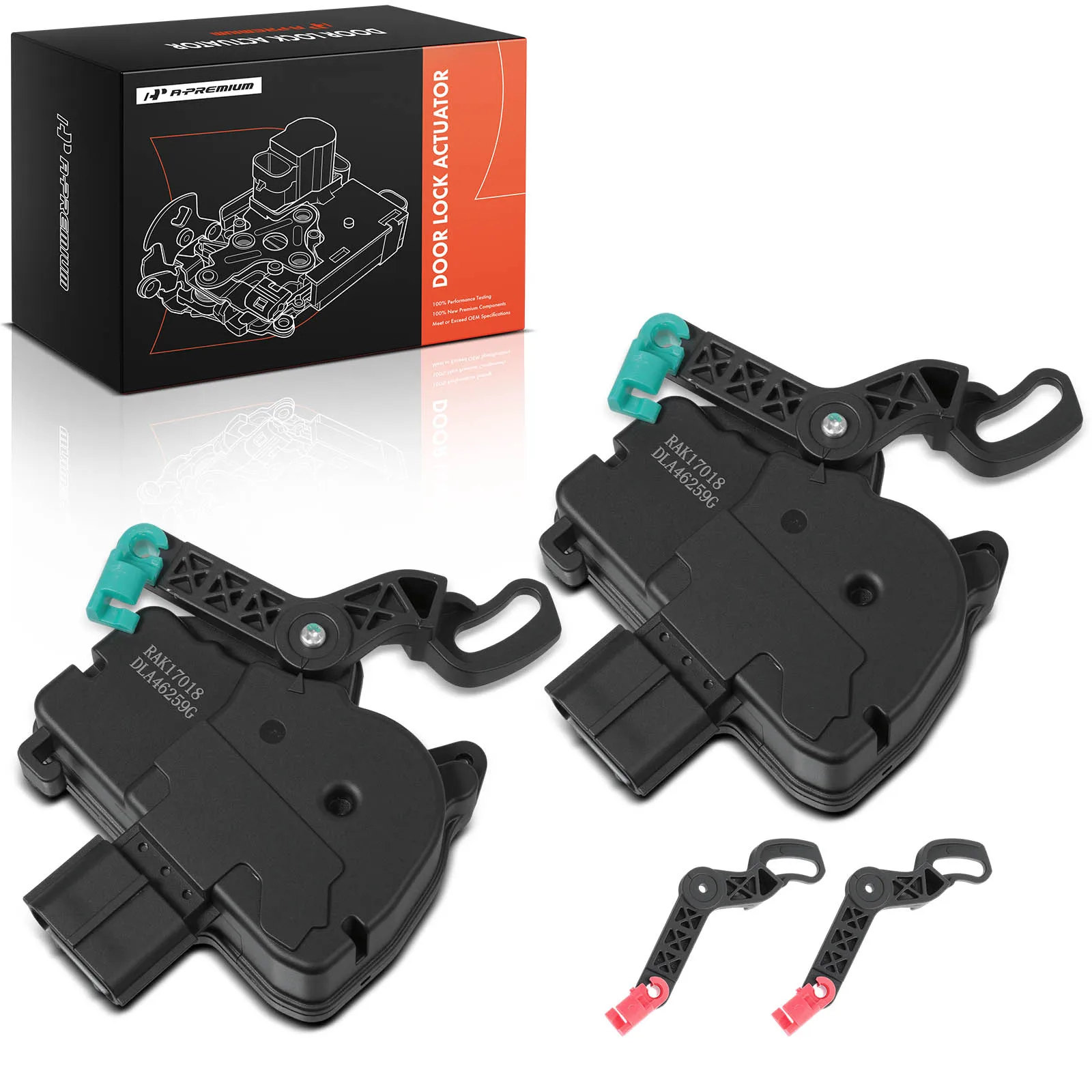 A-Premium 2Pcs Left & Right Sliding Door Lock Actuator Motors for Dodge Grand Caravan 2001-2019 Chrysler Town & Country Ram C V