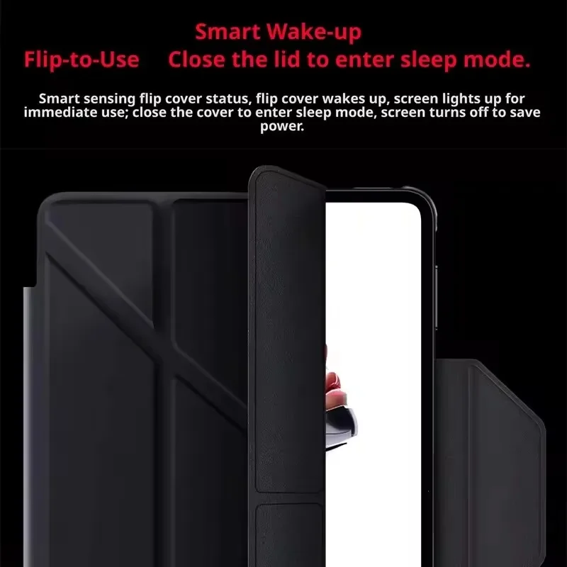 NEW for RedMagic Astra 5 Pro Dual Sided Folio Case Magnetic Stand Auto Wake Sleep for 9.06 Inch Gaming Tablet Only Case