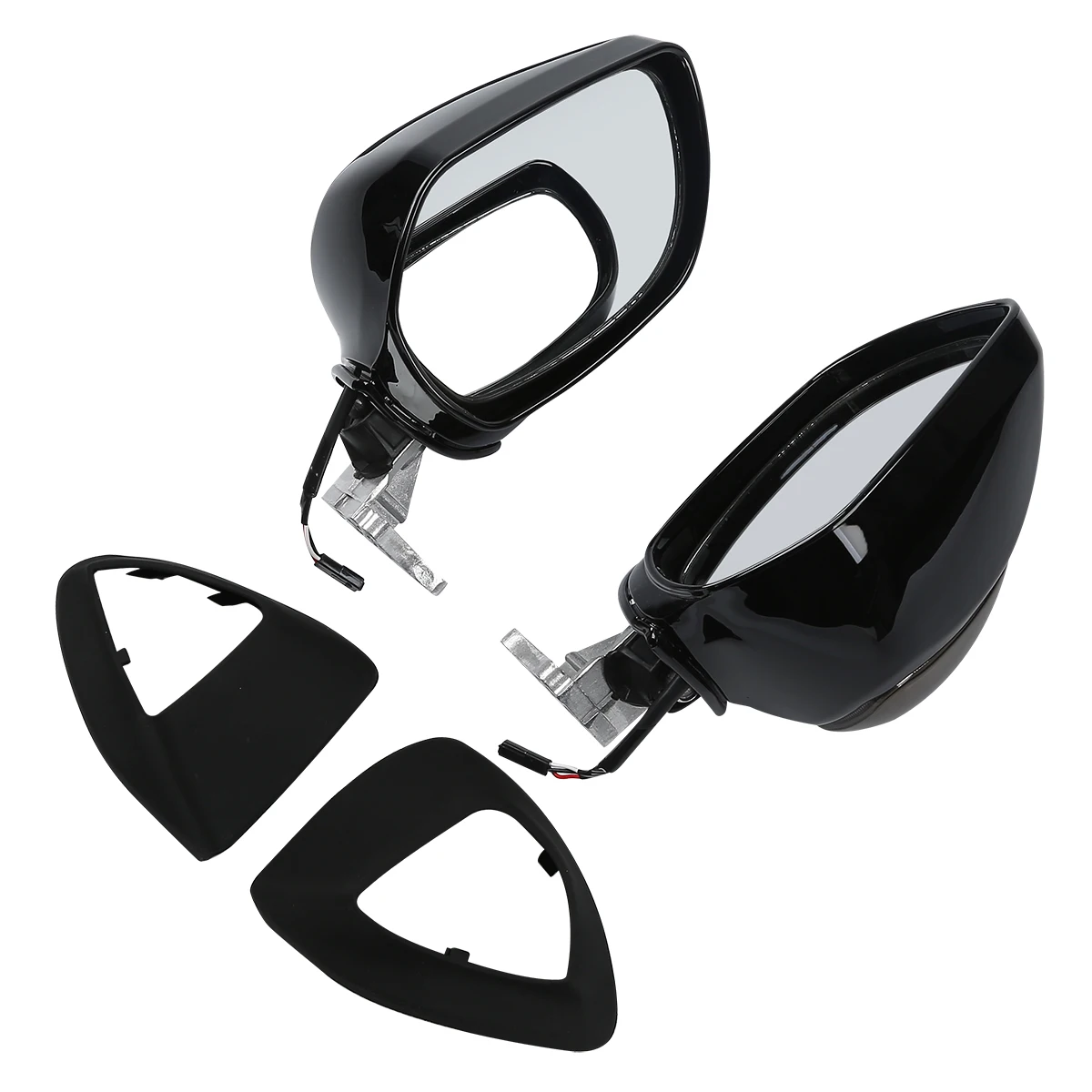 Motorcycle Rearview Mirrors W/ Turn Signal For Honda Goldwing GL1800 2013 2014 2015 2016 2017