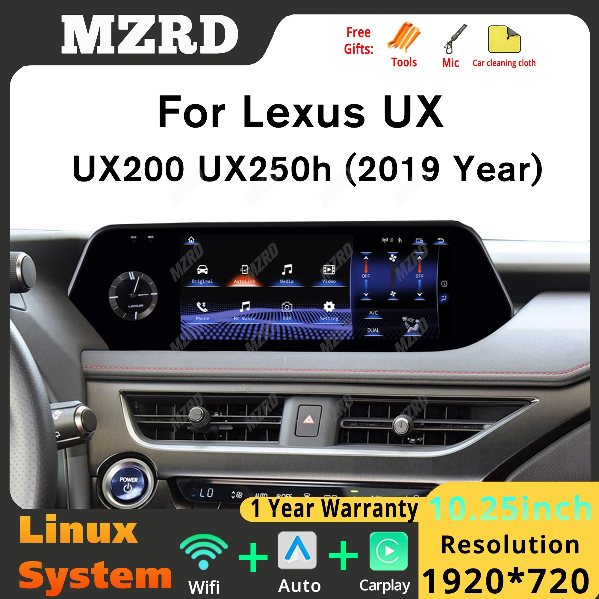 10.25" Linux Car Ra…