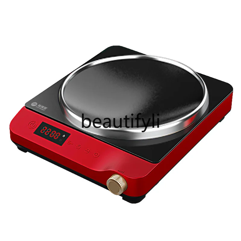 

Concave Induction Cooker Single Burner Household High Power Stir-fry Black Crystal Panel