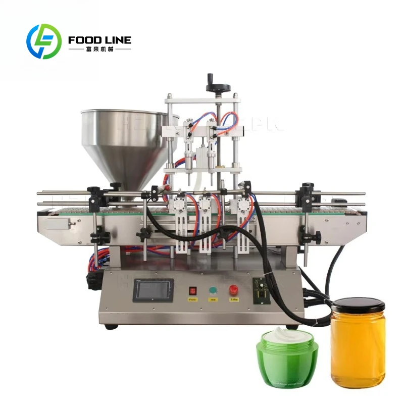 

Hot Sale Customized Automatic Filling Machine for Lotion Cosmetic Cream Shampoo Honey Oil Beverage Plastic Can