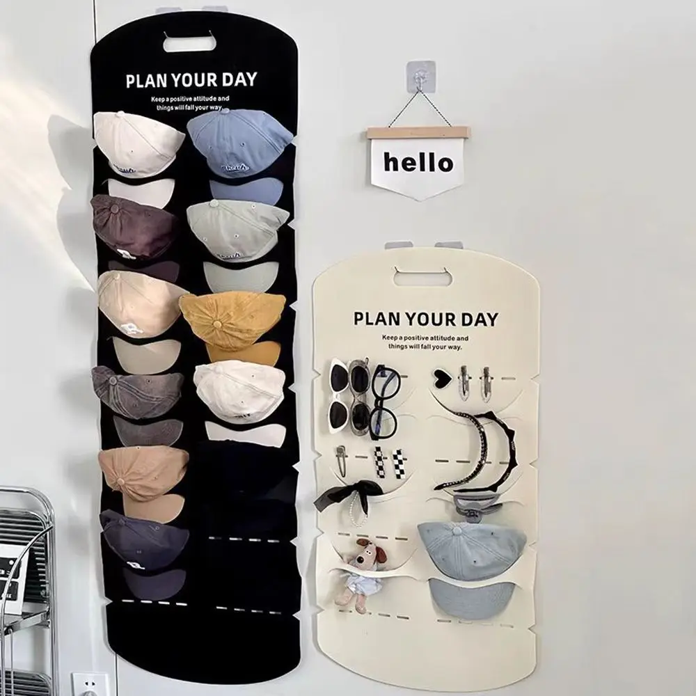 Rak tampilan topi bisbol pintu belakang, rak penyimpanan topi bisbol, rak koleksi papan penyimpanan dinding, kacamata hitam gantung