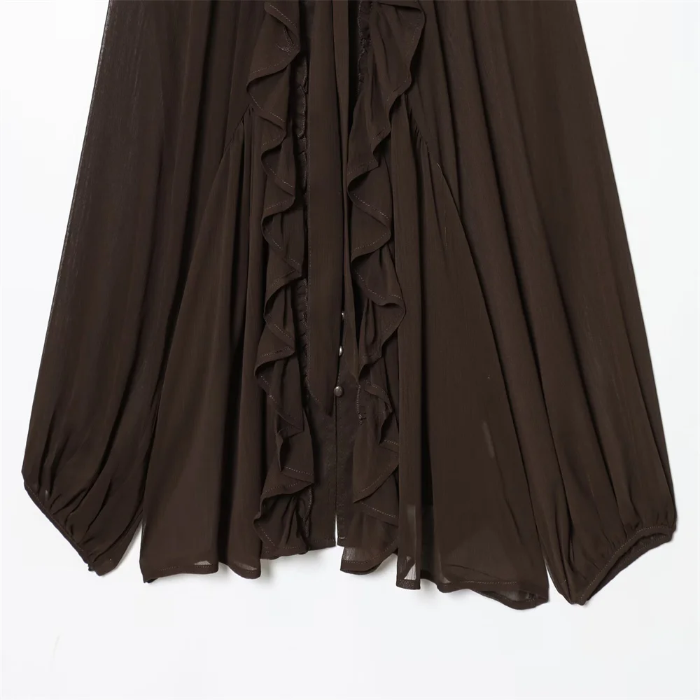 قميص معلق مزخرف متعدد الاستخدامات على الموضة النسائية الجديدة للخريف #6