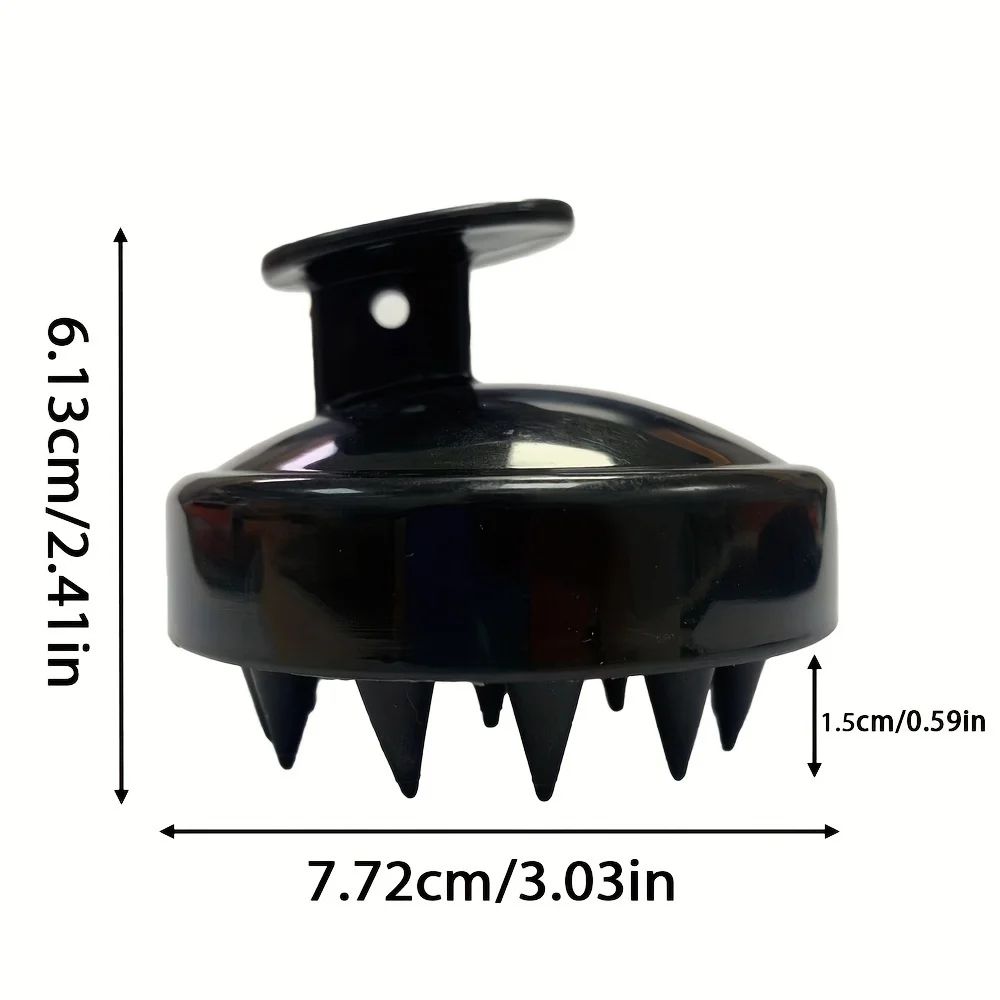 2-in-1 Silicone Scalp Massager & Shampoo Brush - Painless Hair Growth Stimulator for Shower, Gentle Head Spa Tool view 2