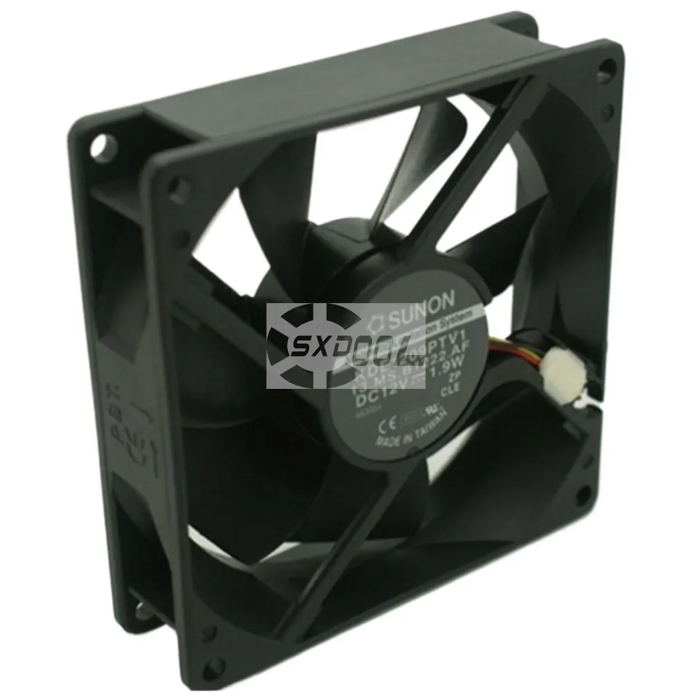 92mm Fan for Sunon KDE1209PTV1 90mm 12V Cooling Projectors – High-Performance 1.9W, Silent Operation