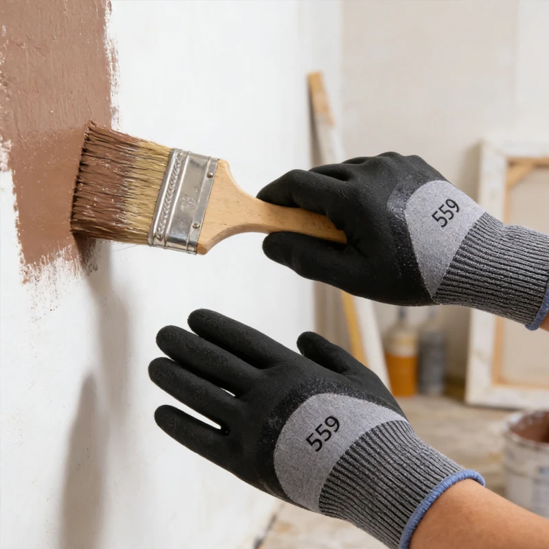 

12pcs 559 Protective Gloves for Wall Painting By Decorators Household Kitchen Cleaning Gloves Repairman Safety Protective Gloves