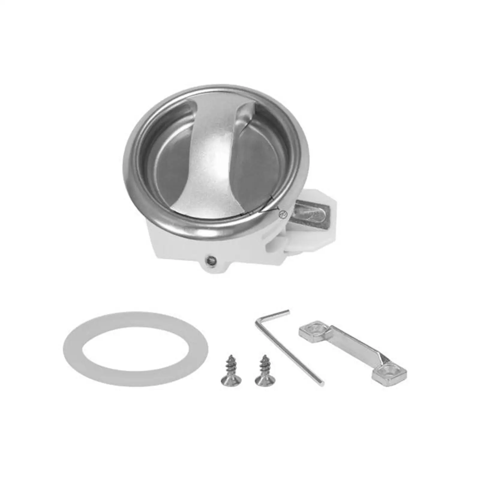 

Generic Round Recessed Door Lock Smooth RV Door Entry Lock for Cabinet