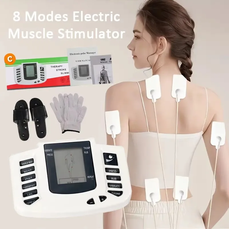 

Tens Unit Electro Stimulator Low Frequency Full Body Pulse Massager Acupuncture Health Care Machine Digital Therapy Lose Weight