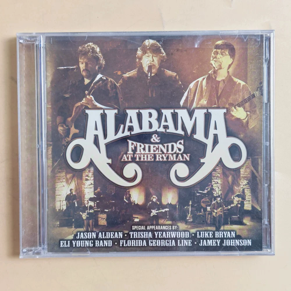

Folk Alabama Friends Music CD At The Ryman Album Tennessee River Music Record Cosplay Walkman Car Soundtracks Box Party Music