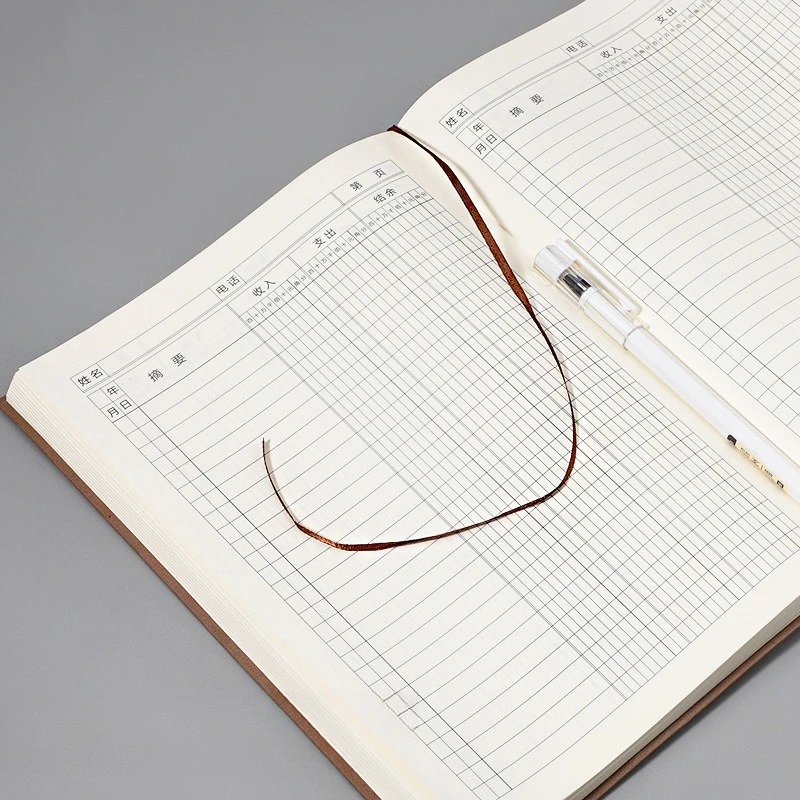 B5 الدخل والنفقات دفتر الأستاذ المالي، دفتر الأستاذ اليومي 320 صفحة