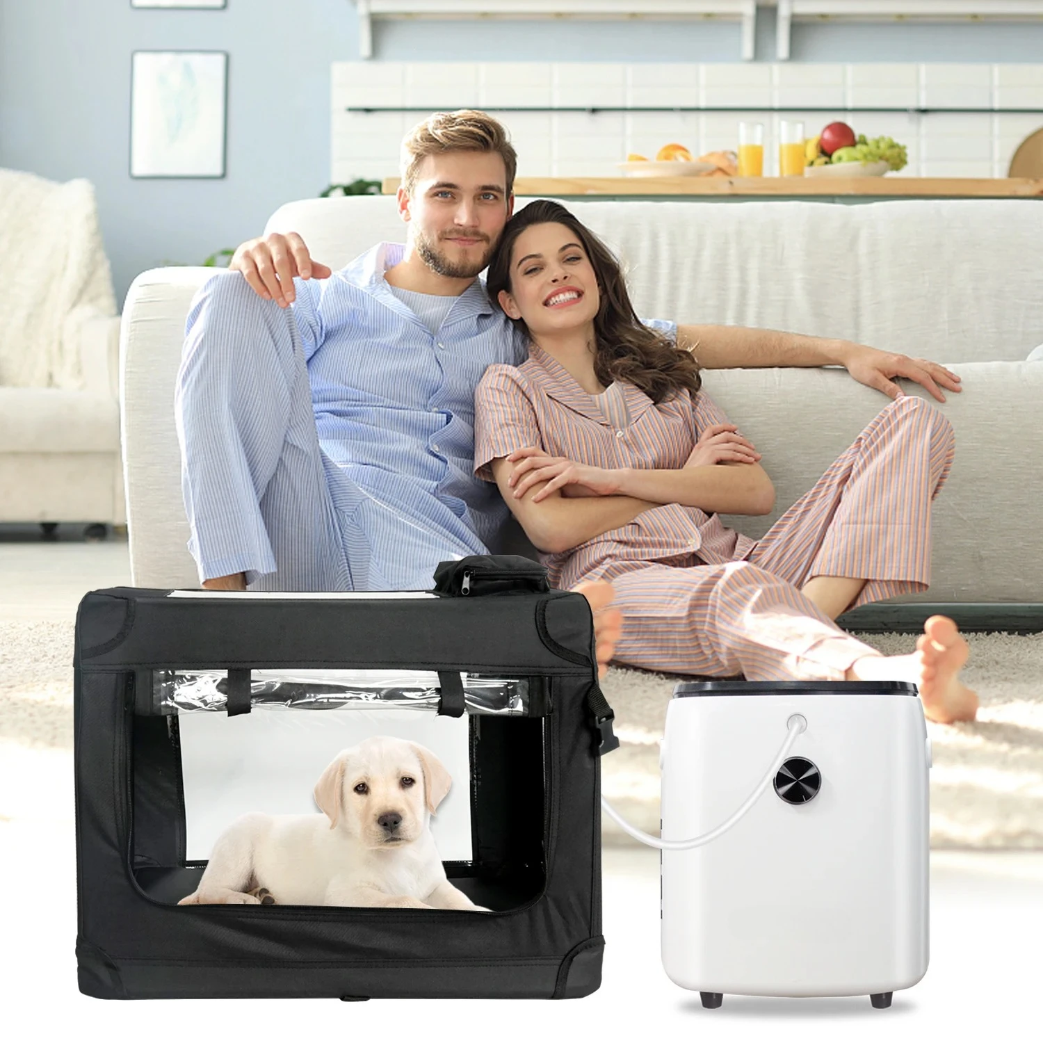 Veterinary Ther  apy Medical Grade    Conce ntrator with Portable Soft Tent