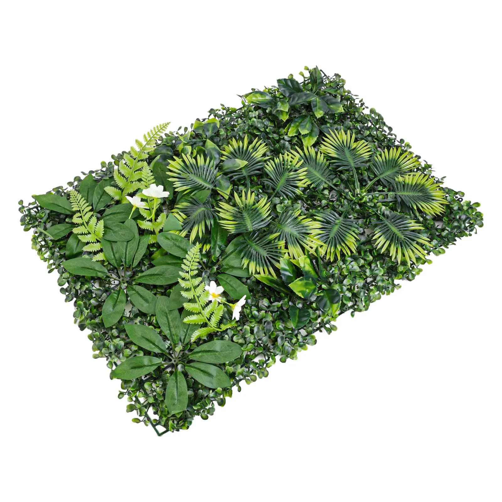 Add a Natural Touch to Your Home with Simulated Green Grass Square Plastic Lawn Plants and Easy to Clean Add a