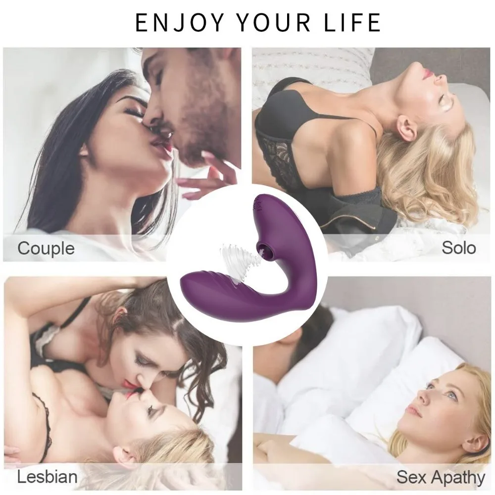 10 Frequency Sucking Vibrator for Women 2 IN 1 Clitoris Stimulator G Spot Masturbator Vacuum Vagina Vibrators Dildo Sex Toys 18