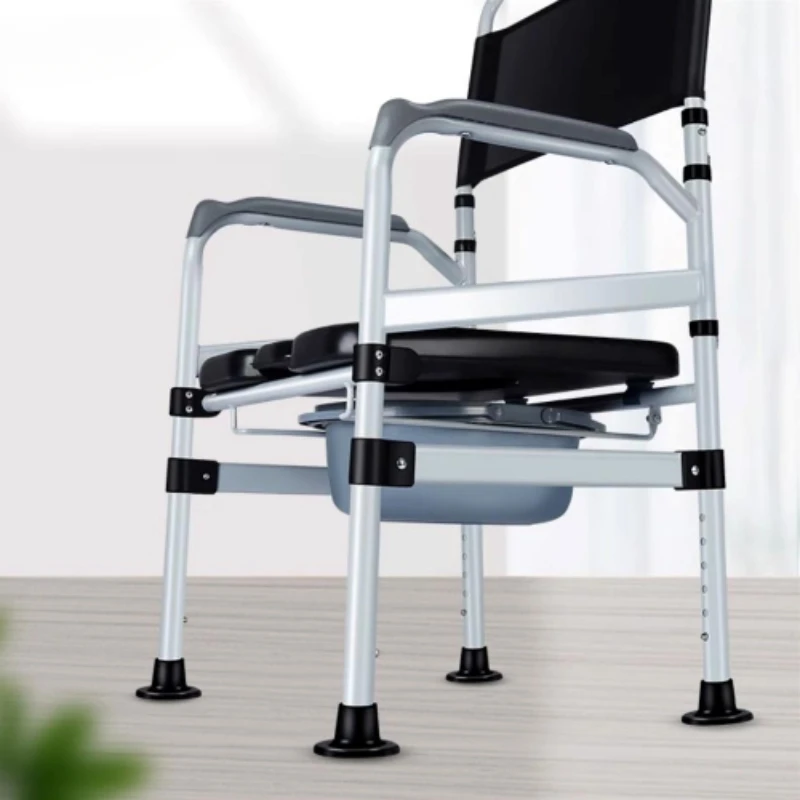 

Toilet chair for elderly, foldable, pregnant women, household, mobile toilet stool for elderly, defecating, disabled patients