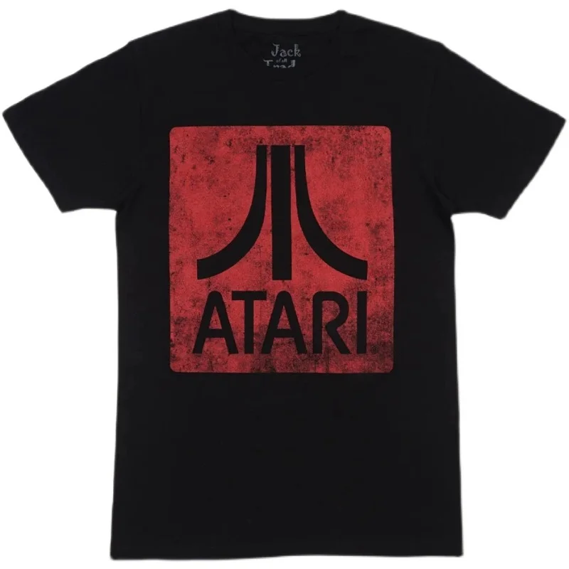 2025 Retro New ATARI Classic Arcade Game Console Atari American Retro Simple Cotton Men's and Women's Loose Round Neck T-shirt