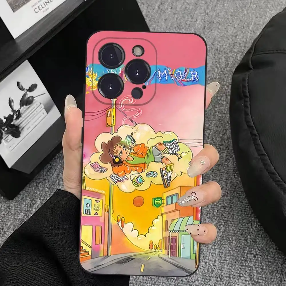 Feid Ferxxo SIXDO MOR telefoonhoesje voor iPhone 17,16,15,14,13,12,11,Plus,Pro Max,XS,X,XR,SE,Mini,8,7,zachte siliconen zwarte cover