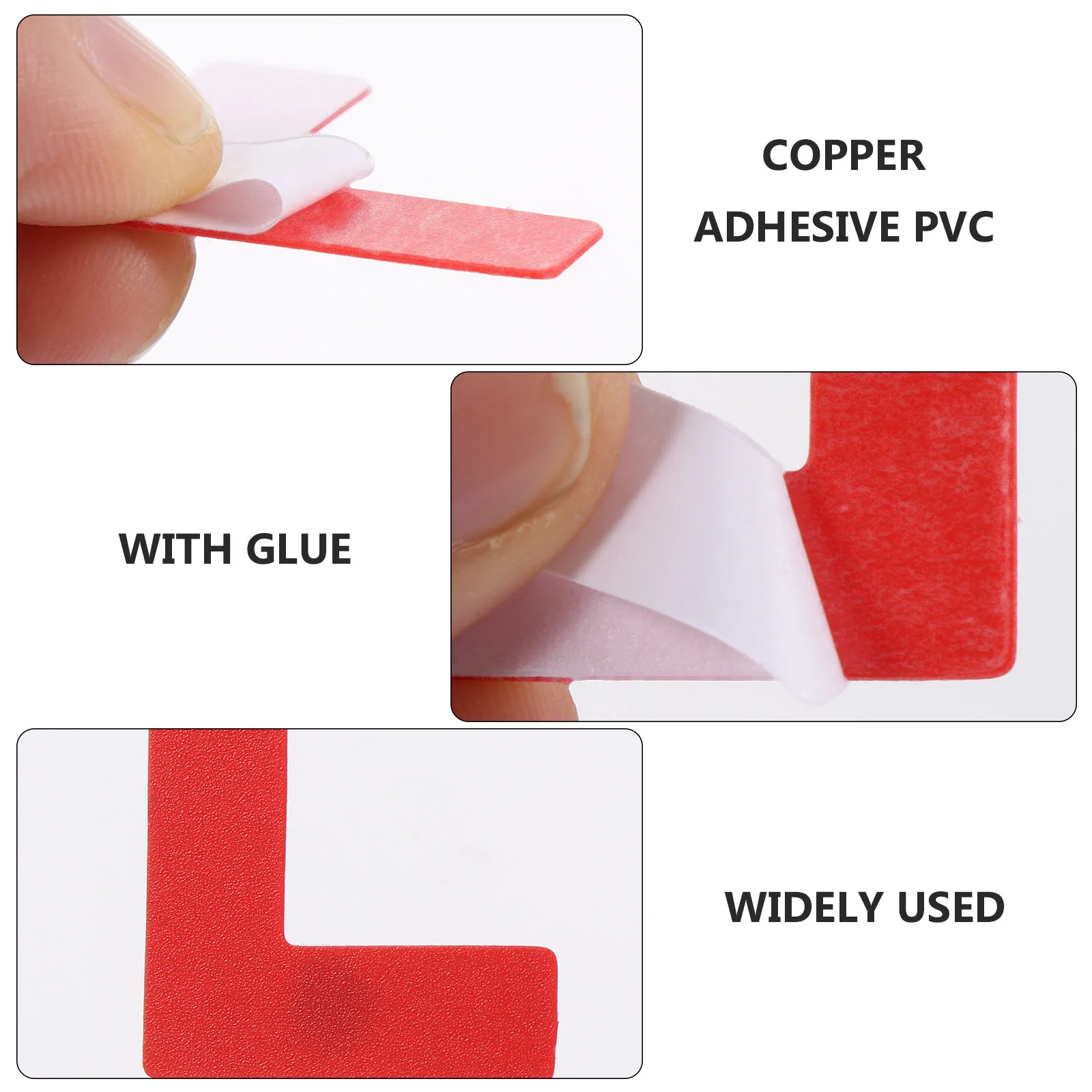 100Pcs Social Distance Warning Sign Stickers Self-Adhesive Positioning Stickers for Floor Entrances Queues Removable Directional