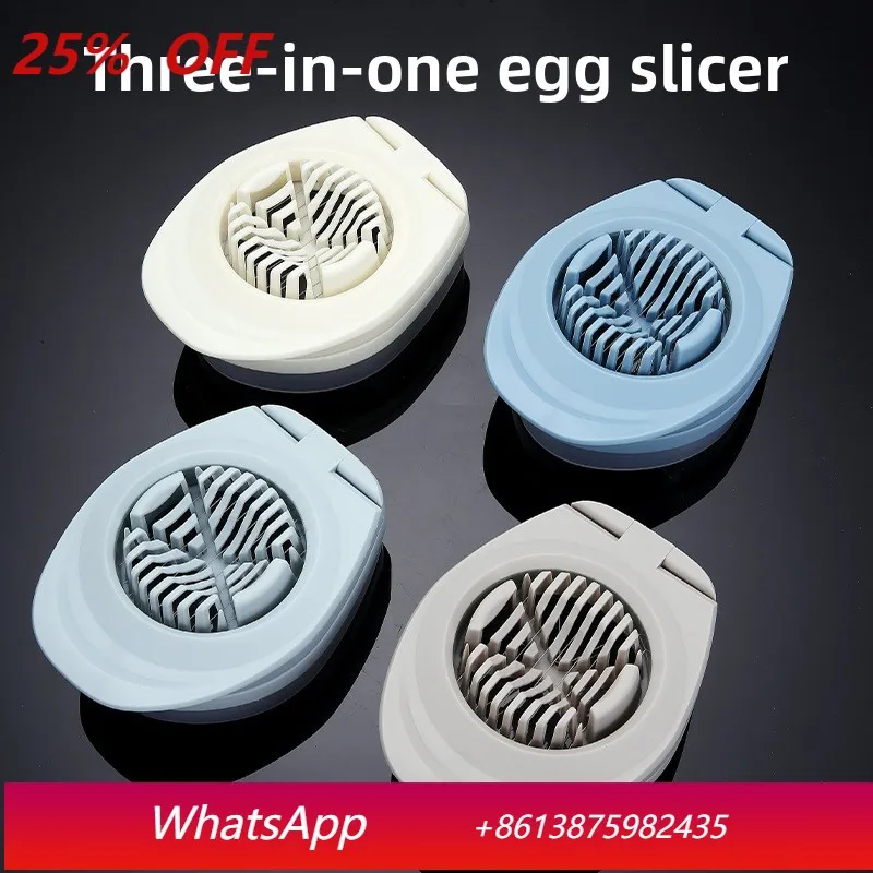 

LMM three-in-one egg cutter, egg Songhua egg cutter with storage