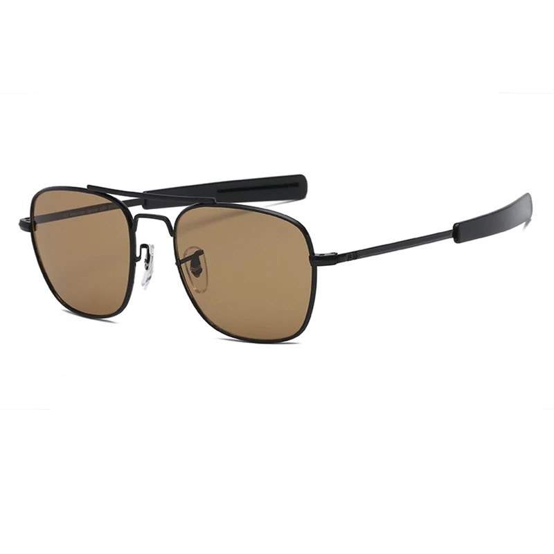 AO الطيران الرجال النساء نظارات شمسية كلاسيكية موضة الطيار الأمريكية البصرية نظارات شمسية باردة للجنسين المعادن UV400 ظلال الشمس Gafas 2025