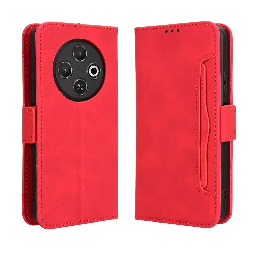 Wallet Cases For Tecno Spark 30C 4G kL5n Leather Case, Magnetic Closure Book Flip Cover, Photo Card Holder, Mobile Phone Bags