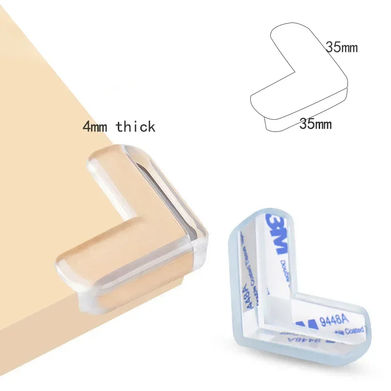 1PC Baby Safety Silicone Protector Table Corner Edge Protection Cover Electric Socket Protection Children Anticollision Guards