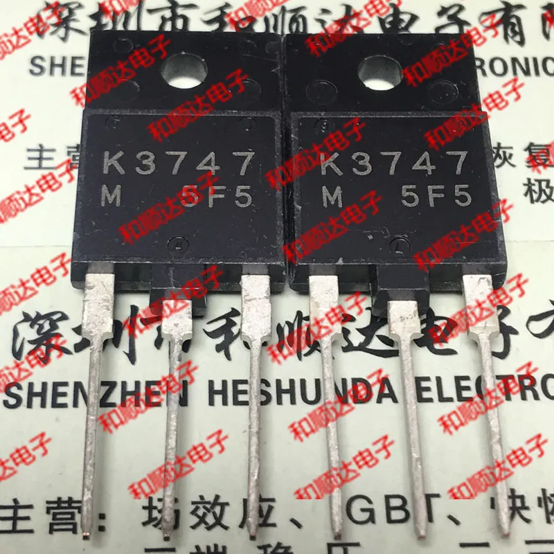 Original New / 2pcs / K3747 2SK3747  TO-3PF 1500V 2A