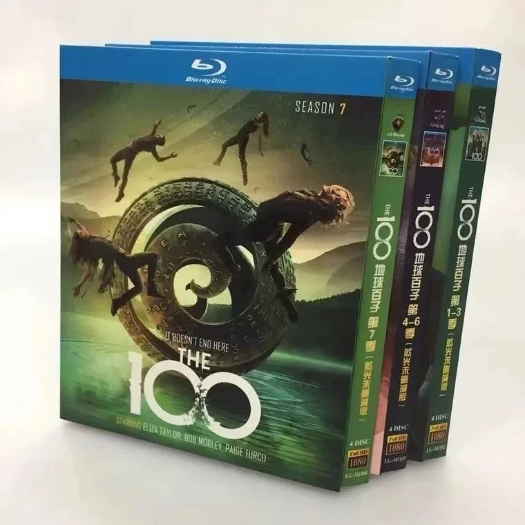 The 100 Season 1-7 Series：12-Disc All Region New Box Set English Subtitle