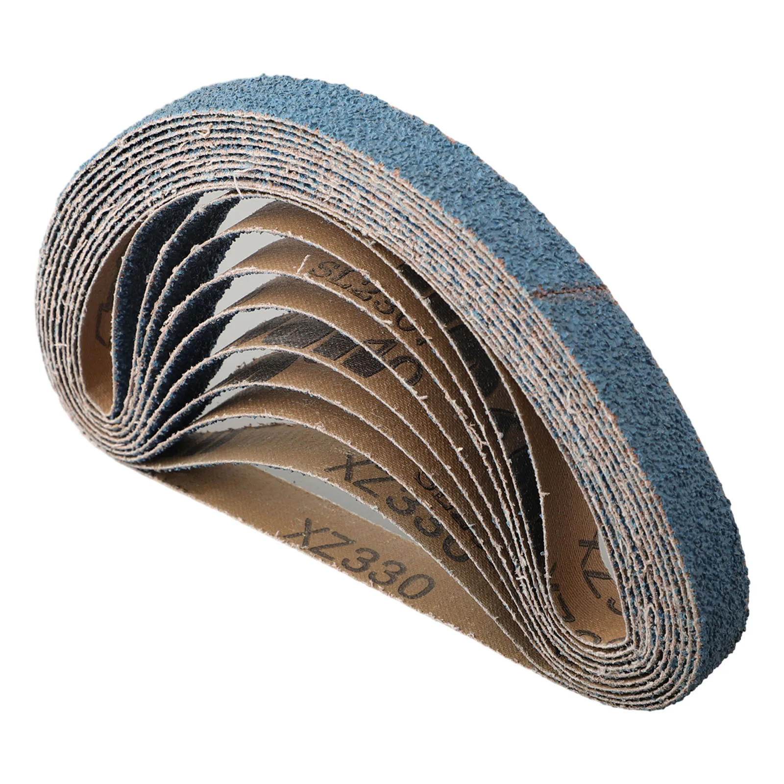 Abrasive Sanding Belts Detailing Finishing Grinding Parts 10PCS 20mm*520mm 40/60/80/120 Grit Polishing Sander File