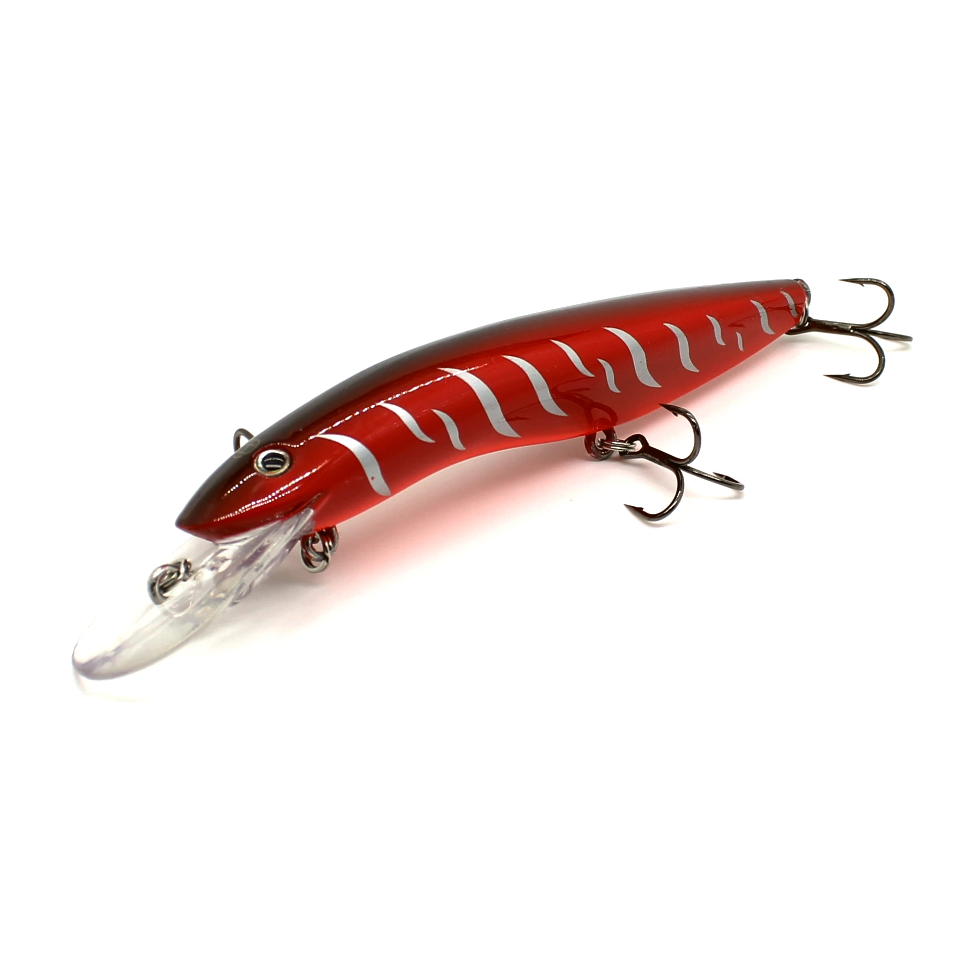 AOCLU Schwimm Minnow 125mm 26g Harten Köder Jerkbait Rassel 1PC Draht Für Tiefe Meer Boot Felsen Locken 4X Höhen Haken Japan Qualität – Detail 12
