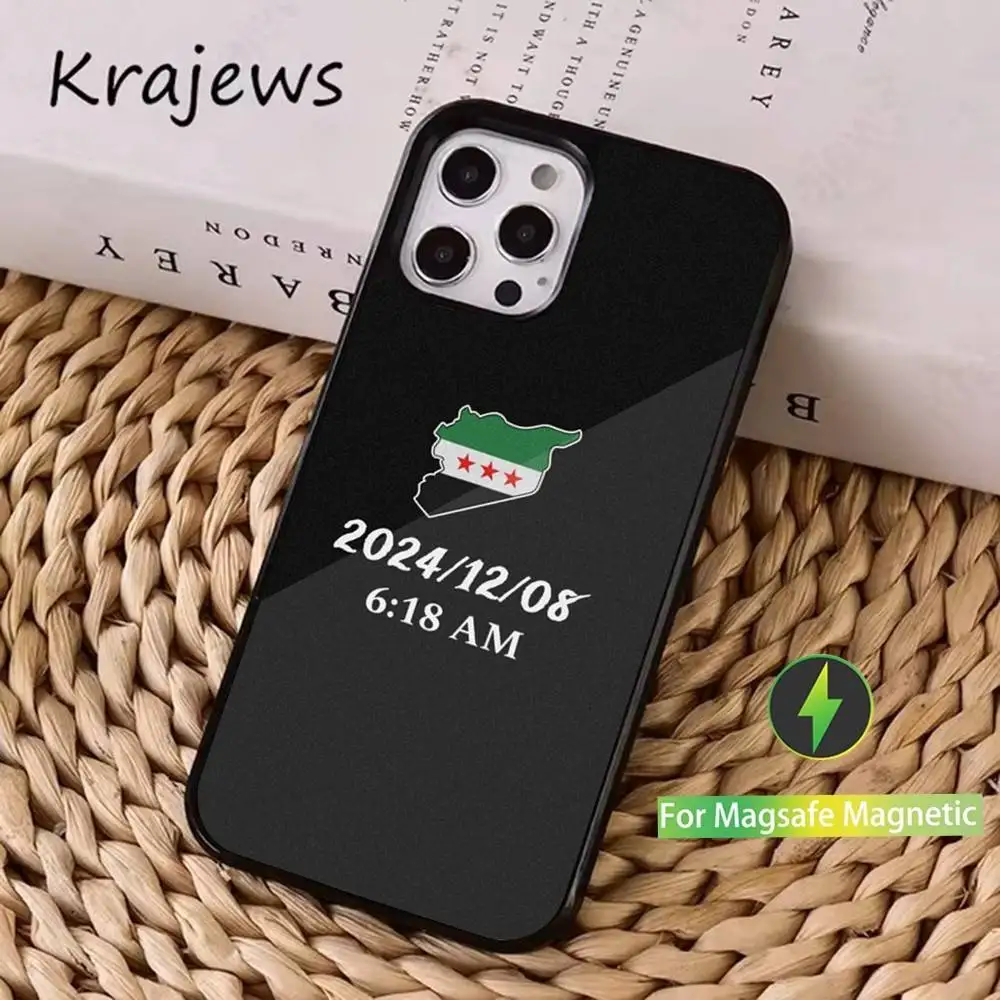 FREE ART SYRIA FLAY Phone Case For iPhone 16,15,14,17,13,12,11,Pro,Max,Plus,Mini, Magsafe,Magnetic Wireless Charging Case - Image 6