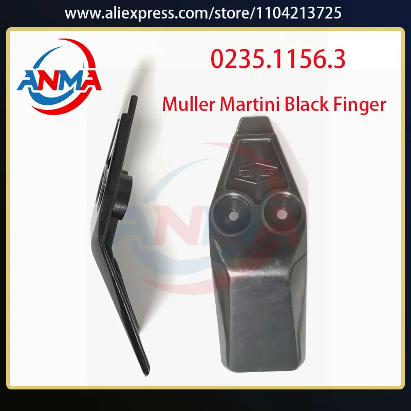 

Оптовая цена 50 шт. 0235.1156.3 Muller Martini Black Finger для запасных частей для машины Muller Martini