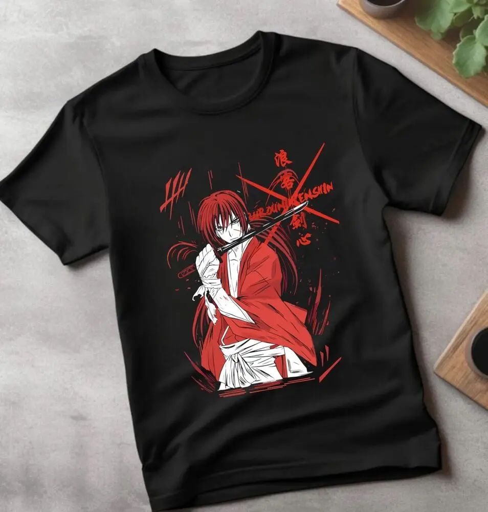 Himura Kenshin Shirt,samurai x,anime,manga,geek,otaku,japan,gift,graphic tee