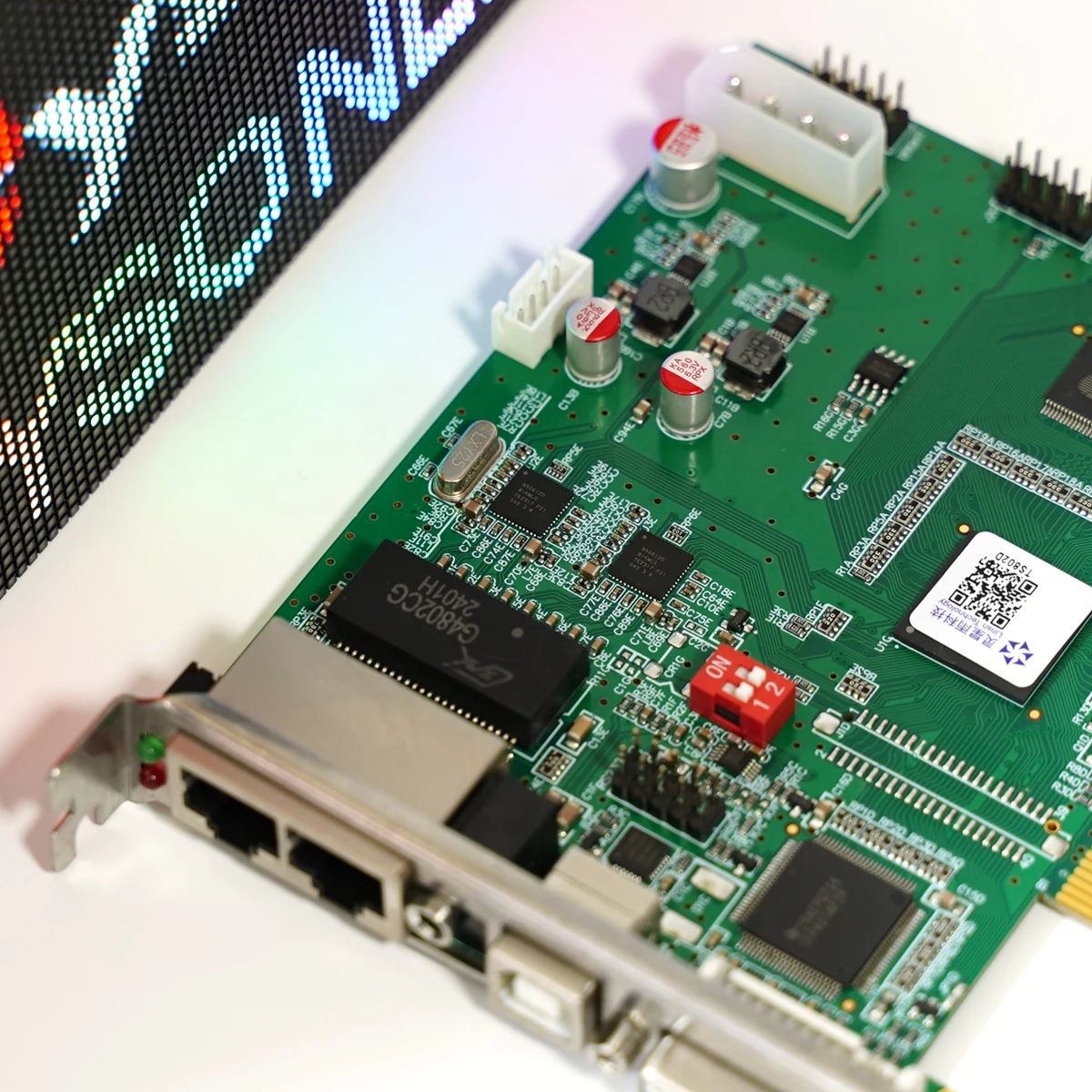 

Linsn TS802 TS802D Full-color LED Display Sending card Synchronous RGB Matrix Video Screen DS802
