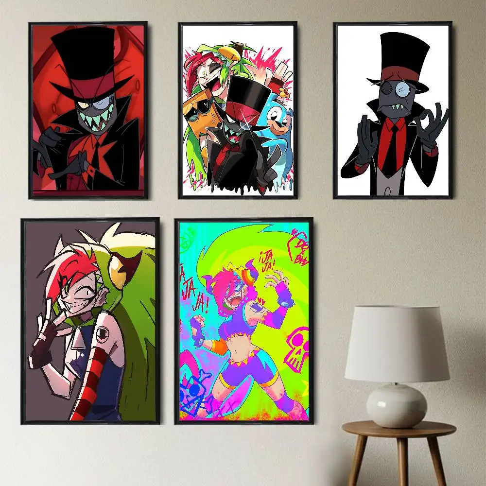 

Demencia Villainous Black Hat Poster Poster Paper Print Home Living Room Bedroom Entrance Bar Cafe Art Painting Decoration