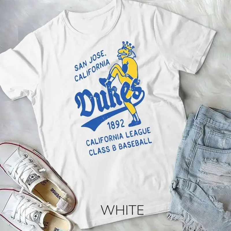 San Jose Dukes California Vintage Minor League Baseball Unisex T shirt
