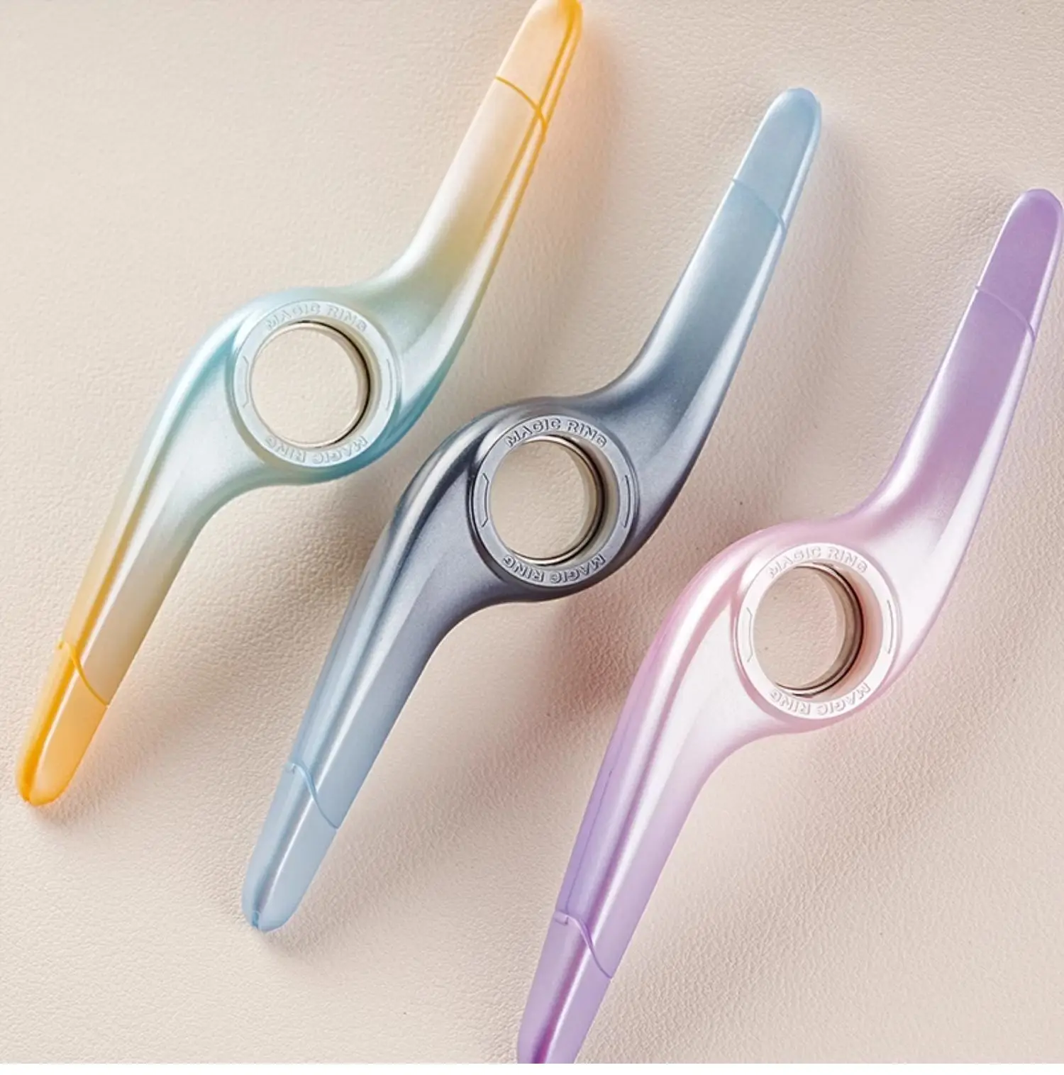 1PC Universe Star River Magic Rotating Gyroscope Pen Outdoor Portable EDC Creative Finger Toys