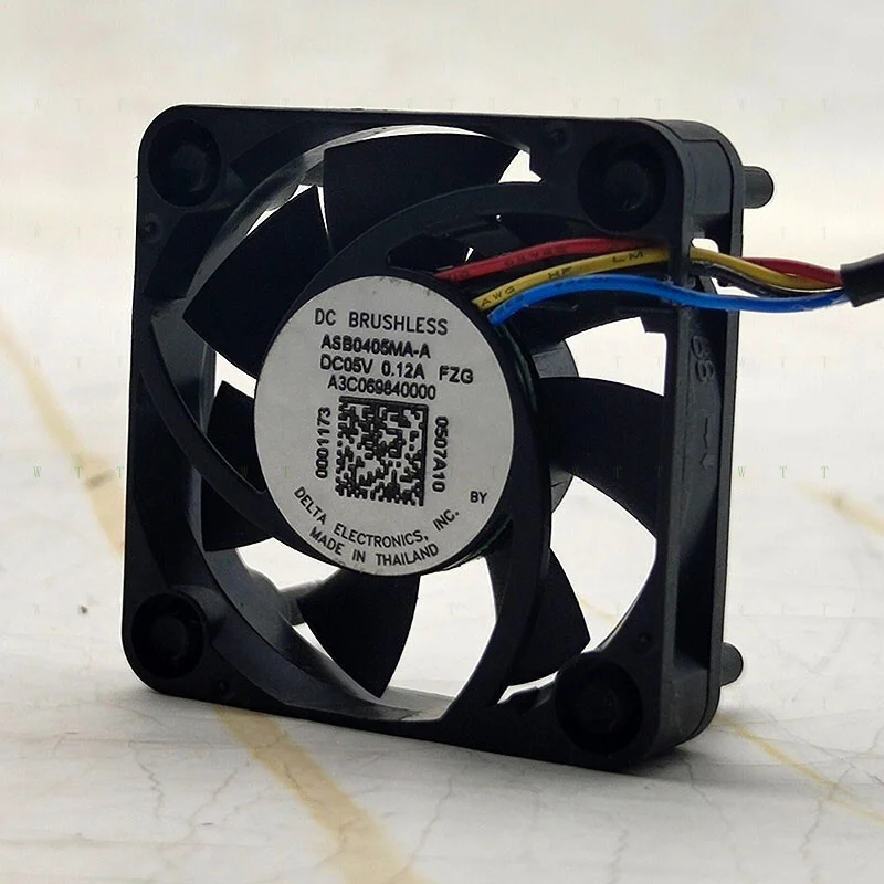 H  1 pcs Delta ASB0405MA-A 5V0.12A 4cm Ball Silent USB DC Small Fan