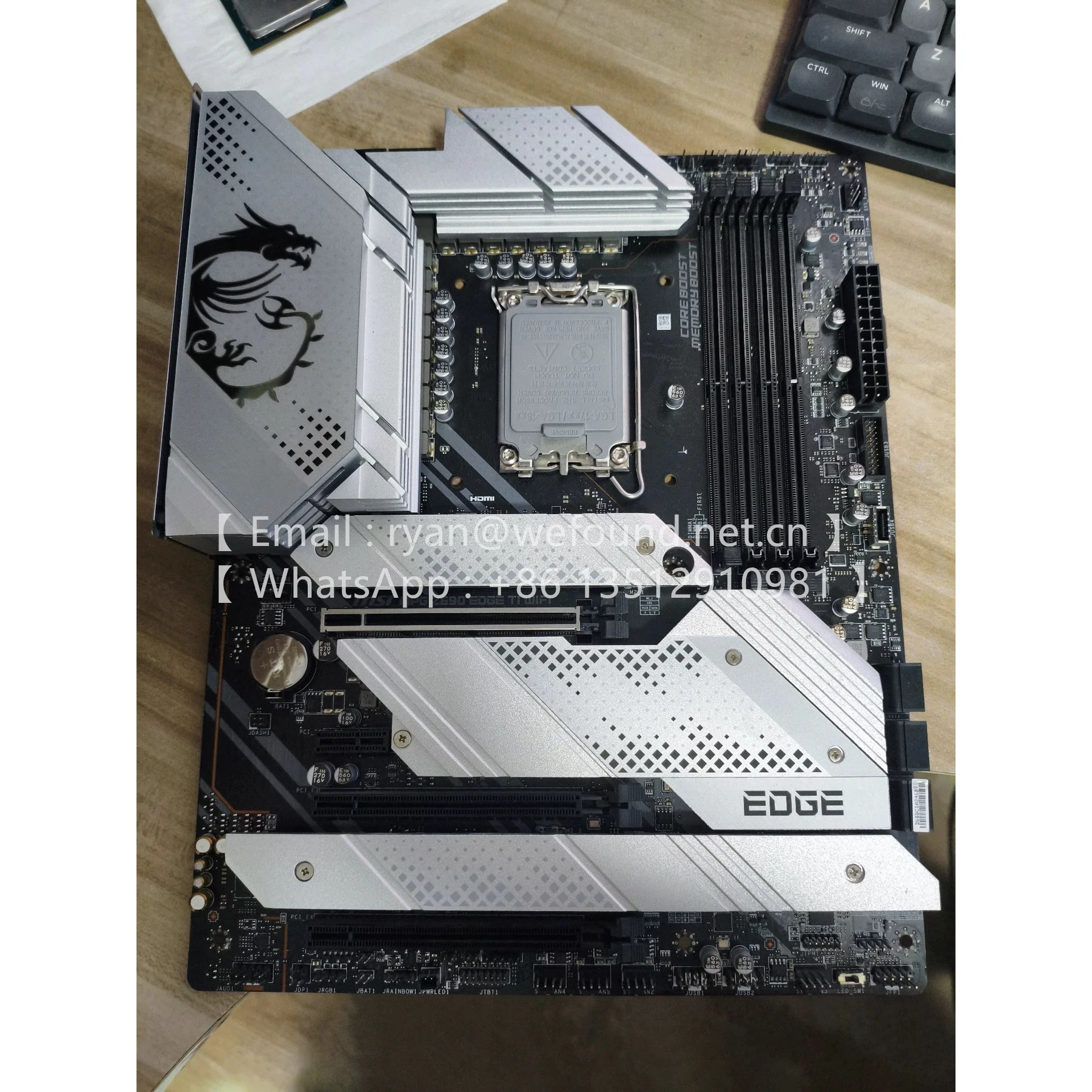 

MPG Z690 EDGE TI WIFI DDR4 LGA1700 ATX MOTHERBOARD