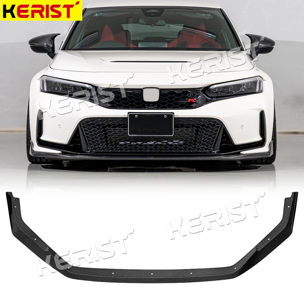 

Carbon Fiber Front Lip Splitter spoiler For Honda Civic Type R FL5 23+