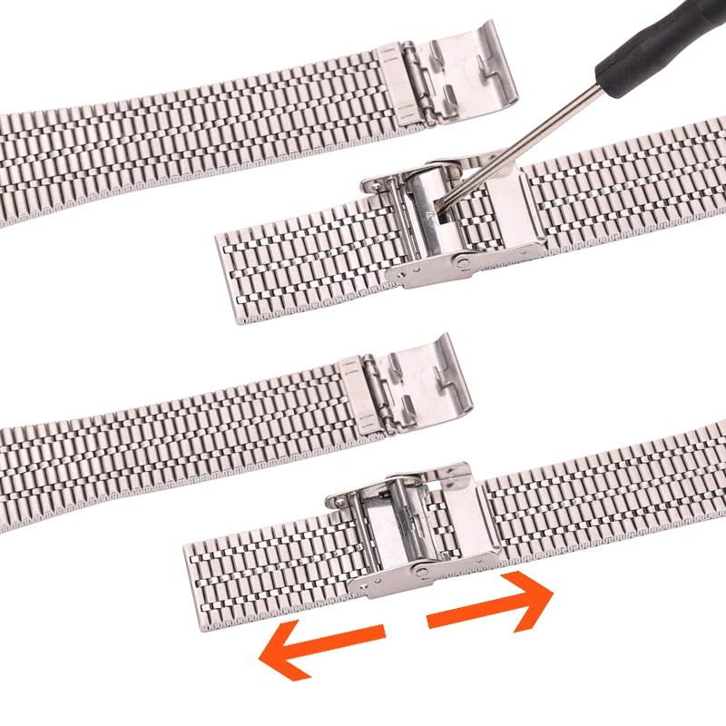 new   Stainless Steel Watch Strap Bracelet 20mm 22mm Breathable Women Men Watchbands Quick Release Spring Bar Band Accessories