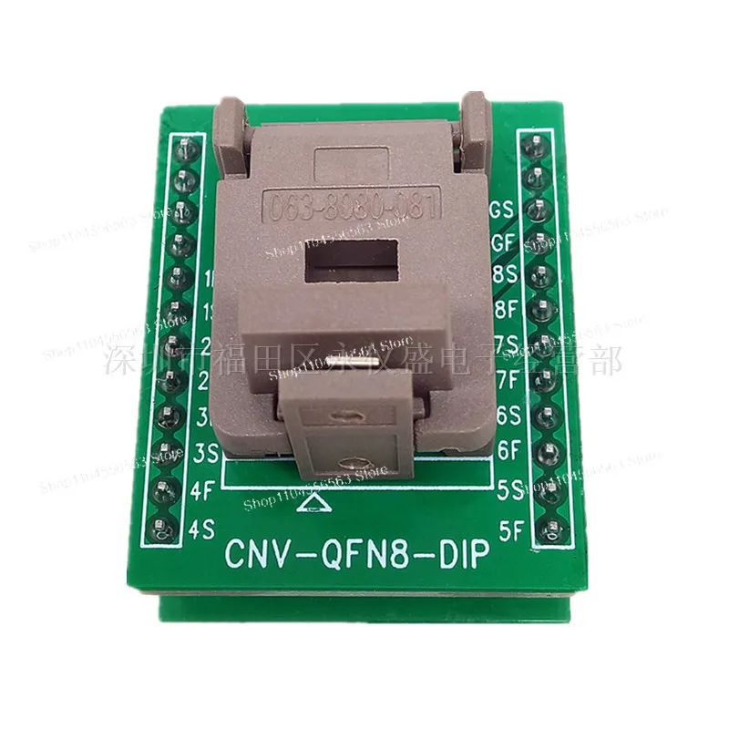 DFN8 Aging Test Stand DFN8X8-8LK (2.0) Gold Plated High Temperature Aging Stand