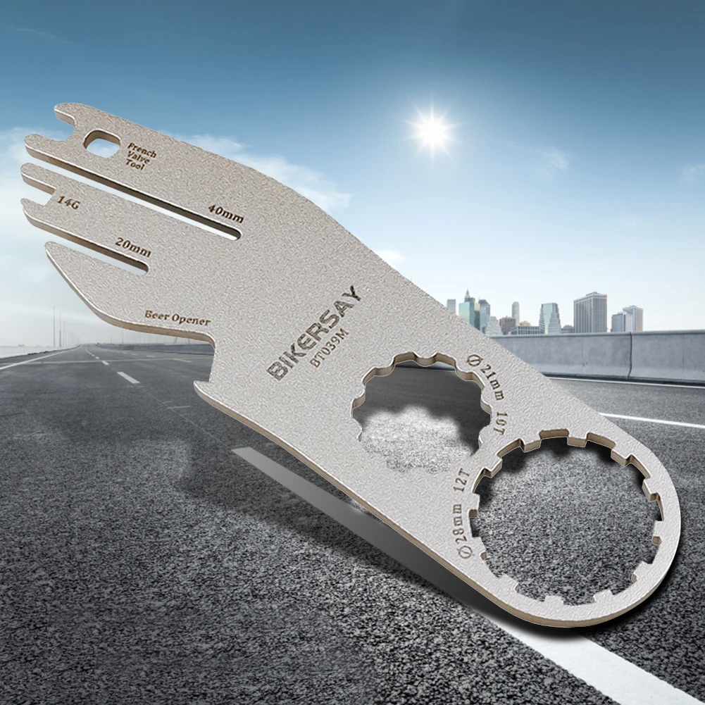 Bike Disc Rotor Alignment Tool Bicycle Brake Disc Adjuster Stainless Steel Flattening Correction Repair Wrench Multifunctional