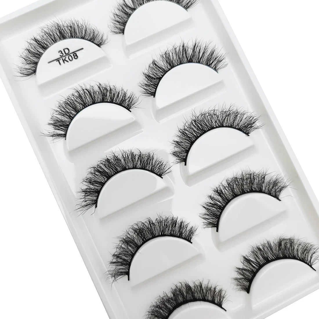 New 5 Pairs Natural False Eyelashes Makeup 3D Fluffy Faux Lashes Mink Eyelash Fake Eye Lashes Make Up Beauty Tools New Natural