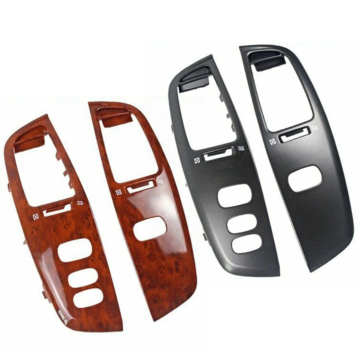 

Стабильная накладка на воздуховод приборной панели для Land Cruiser 100 LC100 FJ100 Ujz100 1997-2007 LHD, матовая, цвет B