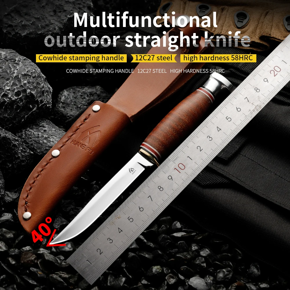 

High quality fixed blades, multifunctional outdoor tools, outdoor knives, preferred for camping and hiking, durable and portable