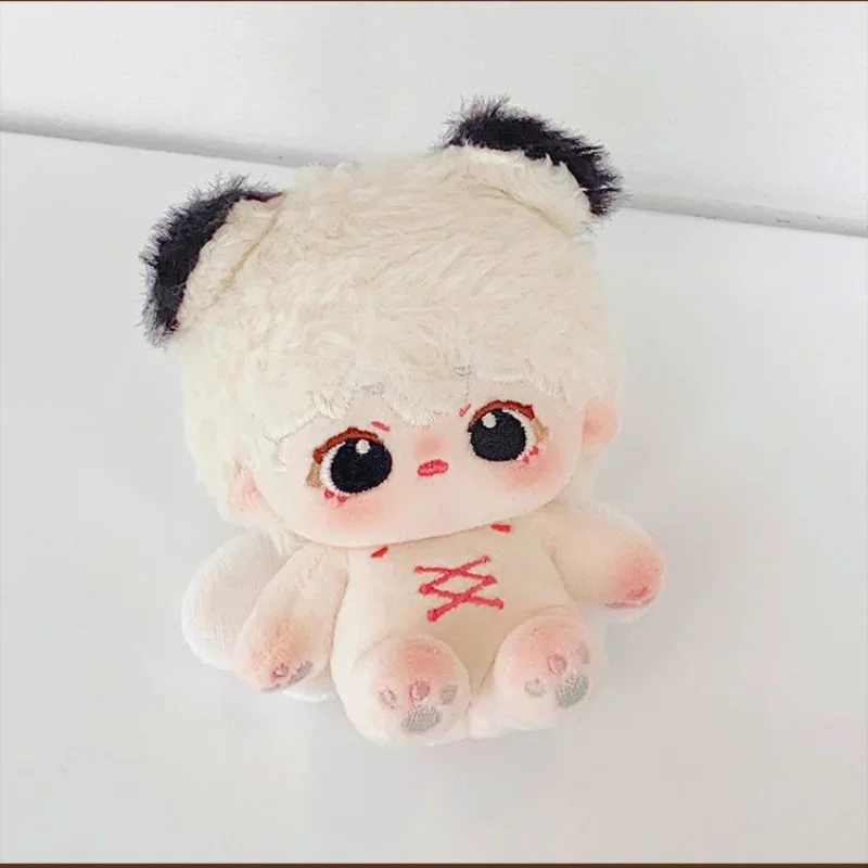 Limited 10cm Cute Mini Plush Doll Toy No Attributes Kawaii White Plush Puppy Cotton Doll Plushies Stuffed Toy Collection Gift