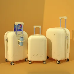 Valise à Roulettes Multifonctionnelle pour Écolière, PoinValise de Cabine et de Voyage, 20 Pouces