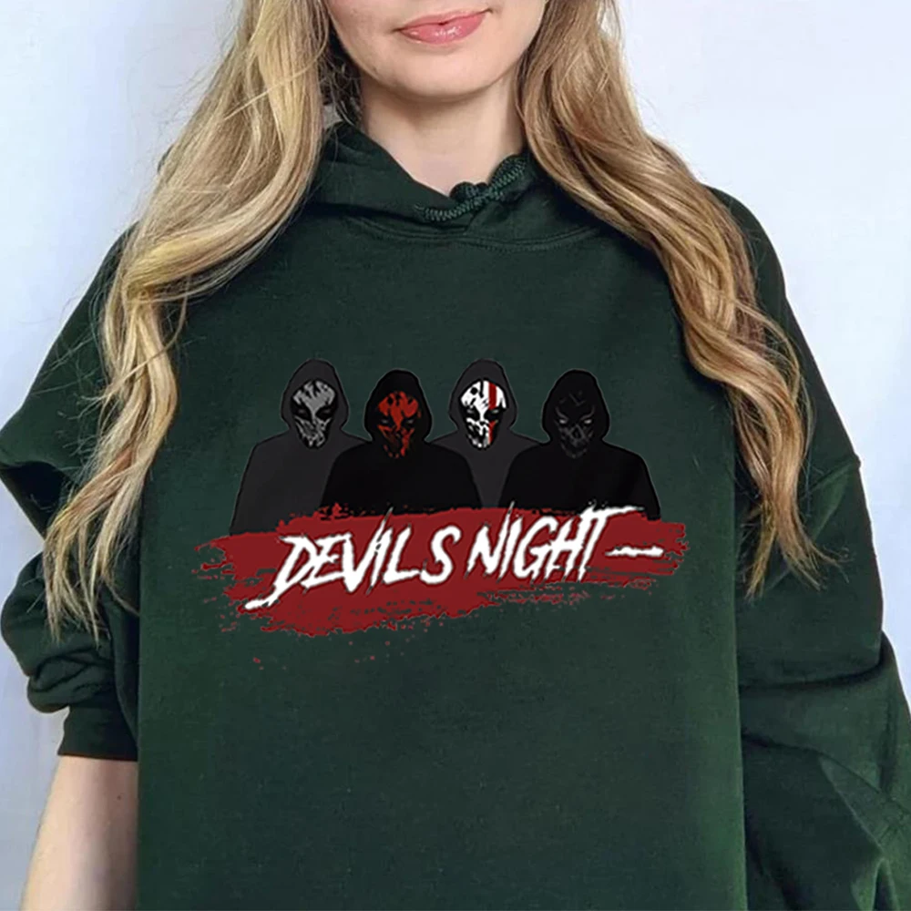 Felpa con cappuccio da notte del diavolo di quattro cavalli proprietà della serie Kai Mori Bookish di Penelope Douglas Shirt Dark Romance Bookish Hoodies