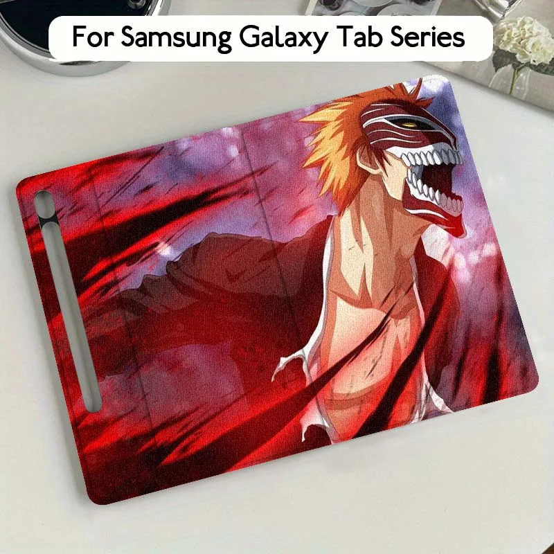 

Bleach Creative Anime Cool For Samsung Galaxy Tab S9 S10 S6 S7 S8 FE Plus Lite Inch Foldable Cover Tablet Case